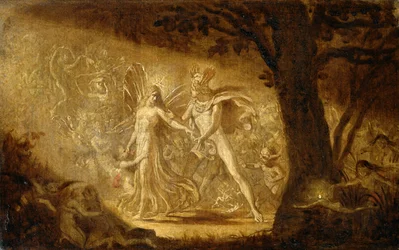 Studie für Der Streit von Oberon und Titania, ca. 1849